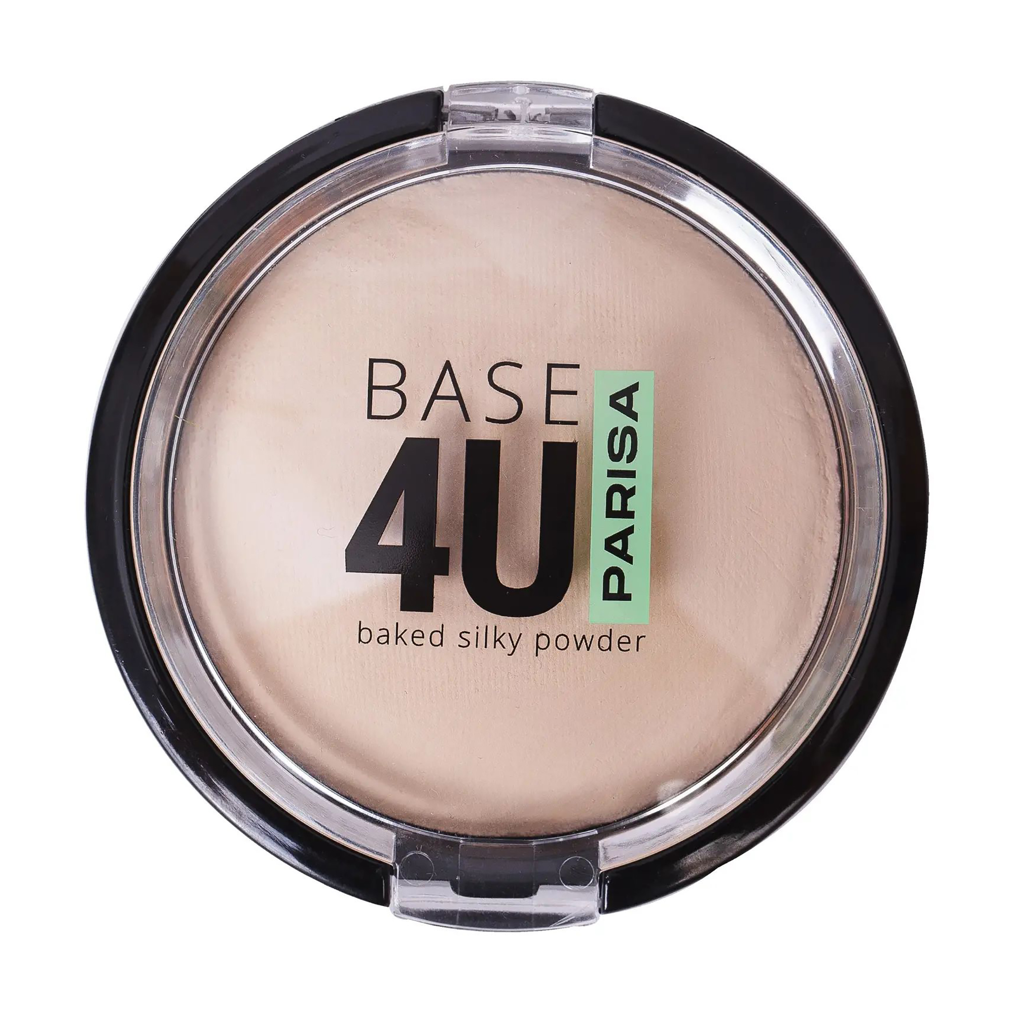 Шовковиста запечена пудра для обличчя Parisa Cosmetics Base 4U Baked Silky Powder, 101-1 Ivory, 7 г